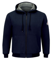 Men's Flame-Resistant Thermal Lined Zip-Front Hooded Sweatshirt - SEZ4 - Navy