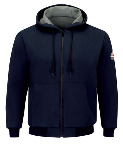 Men's Flame-Resistant Thermal Lined Zip-Front Hooded Sweatshirt - SEZ4 - Navy