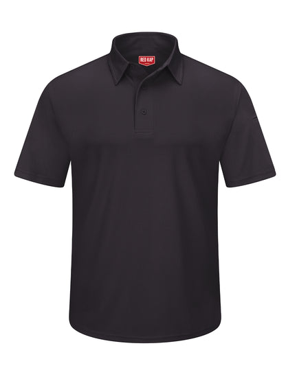 Men's Short Sleeve Performance Knit Flex Series Pro Polo - SK90 - Black