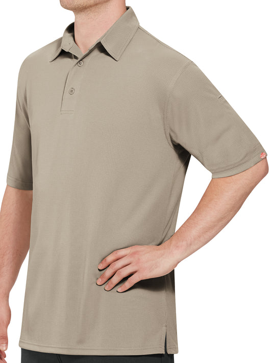 Men's Short Sleeve Performance Knit Flex Series Pro Polo - SK90 - Tan