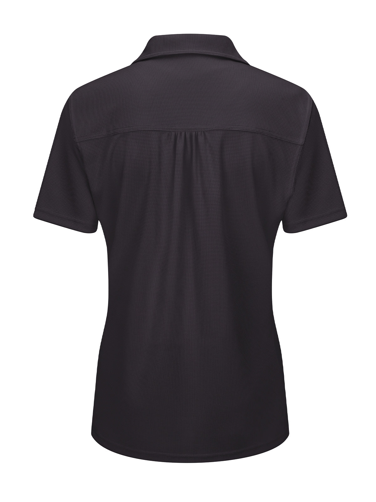 Women's Short Sleeve Performance Knit Flex Series Pro Polo - SK91 - Black