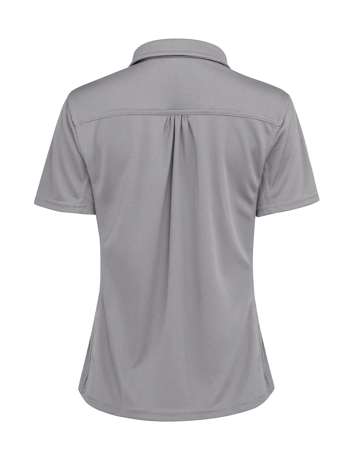 Women's Short Sleeve Performance Knit Flex Series Pro Polo - SK91 - Grey