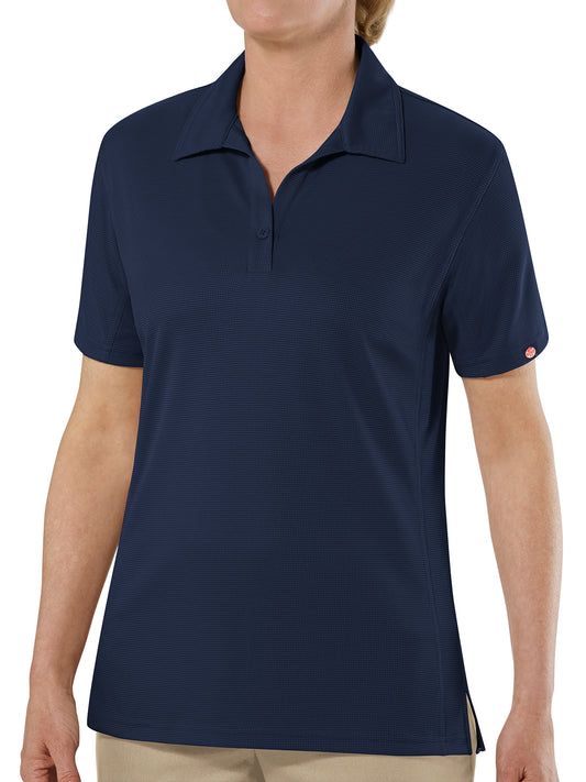 Women's Short Sleeve Performance Knit Flex Series Pro Polo - SK91 - Navy