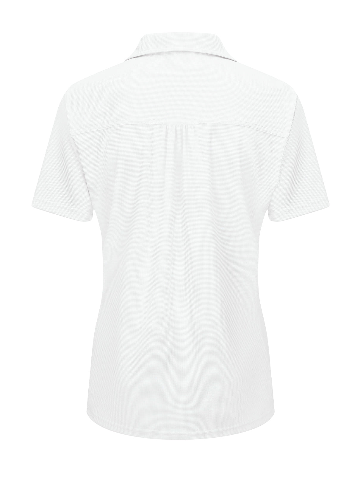 Women's Short Sleeve Performance Knit Flex Series Pro Polo - SK91 - White