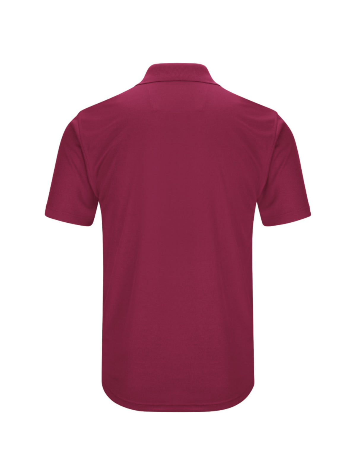 Men's Short Sleeve Performance Knit Pocket Polo - SK98 - Burgundy