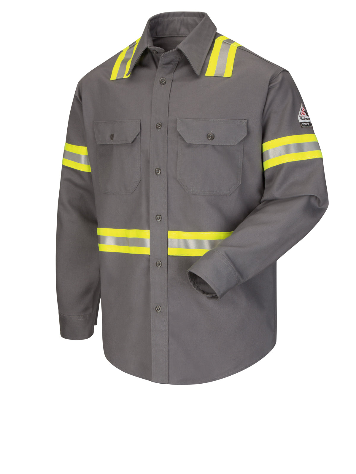 Men's Enhanced Vis Uniform Shirt - Grey - SLDT - Grey