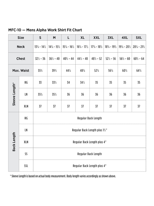 SIZECHART