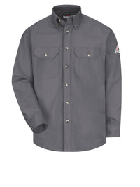 Men's Midweight Flame-Resistant Dress Uniform Shirt - SLU2 - Grey
