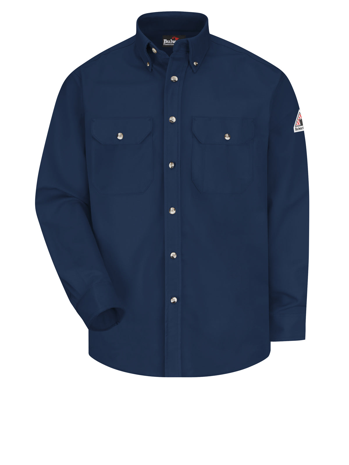 Men's Midweight Flame-Resistant Dress Uniform Shirt - SLU2 - Navy