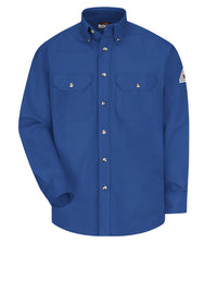 Men's Midweight Flame-Resistant Dress Uniform Shirt - SLU2 - Royal Blue