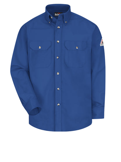 Men's Midweight Flame-Resistant Dress Uniform Shirt - SLU2 - Royal Blue