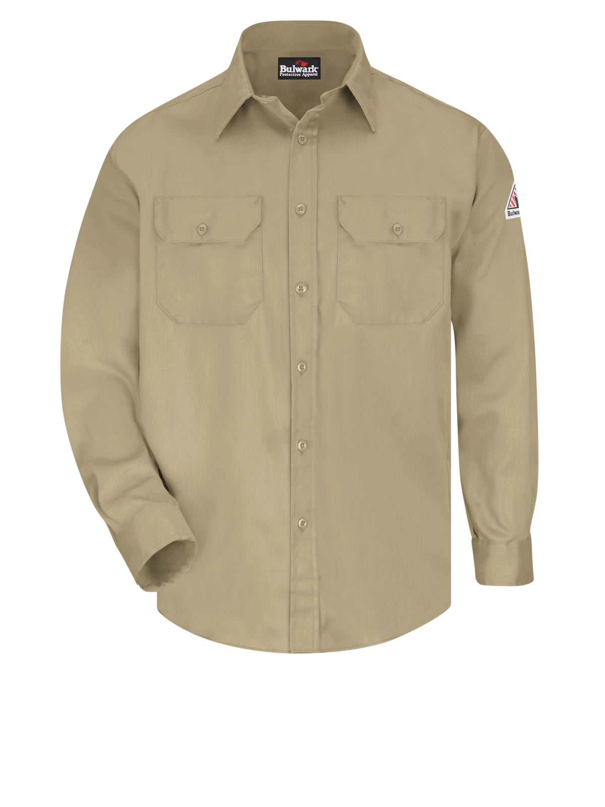 Men's Flame-Resistant Uniform Shirt - SLU8 - Khaki