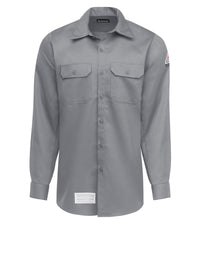 Men's Midweight Excel Flame-Resistant Comfortouch Work Shirt - SLW2 - Grey