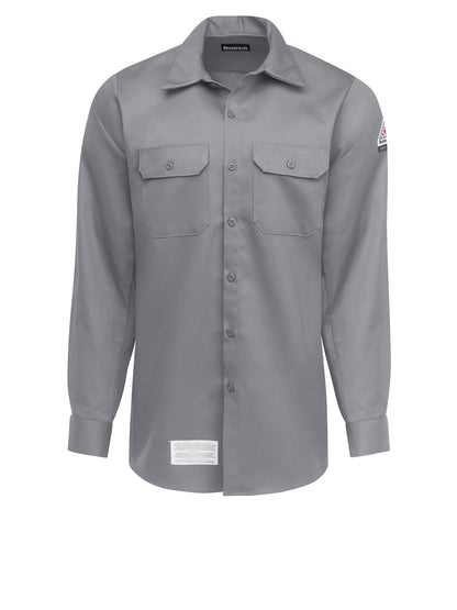 Men's Midweight Excel Flame-Resistant Comfortouch Work Shirt - SLW2 - Grey