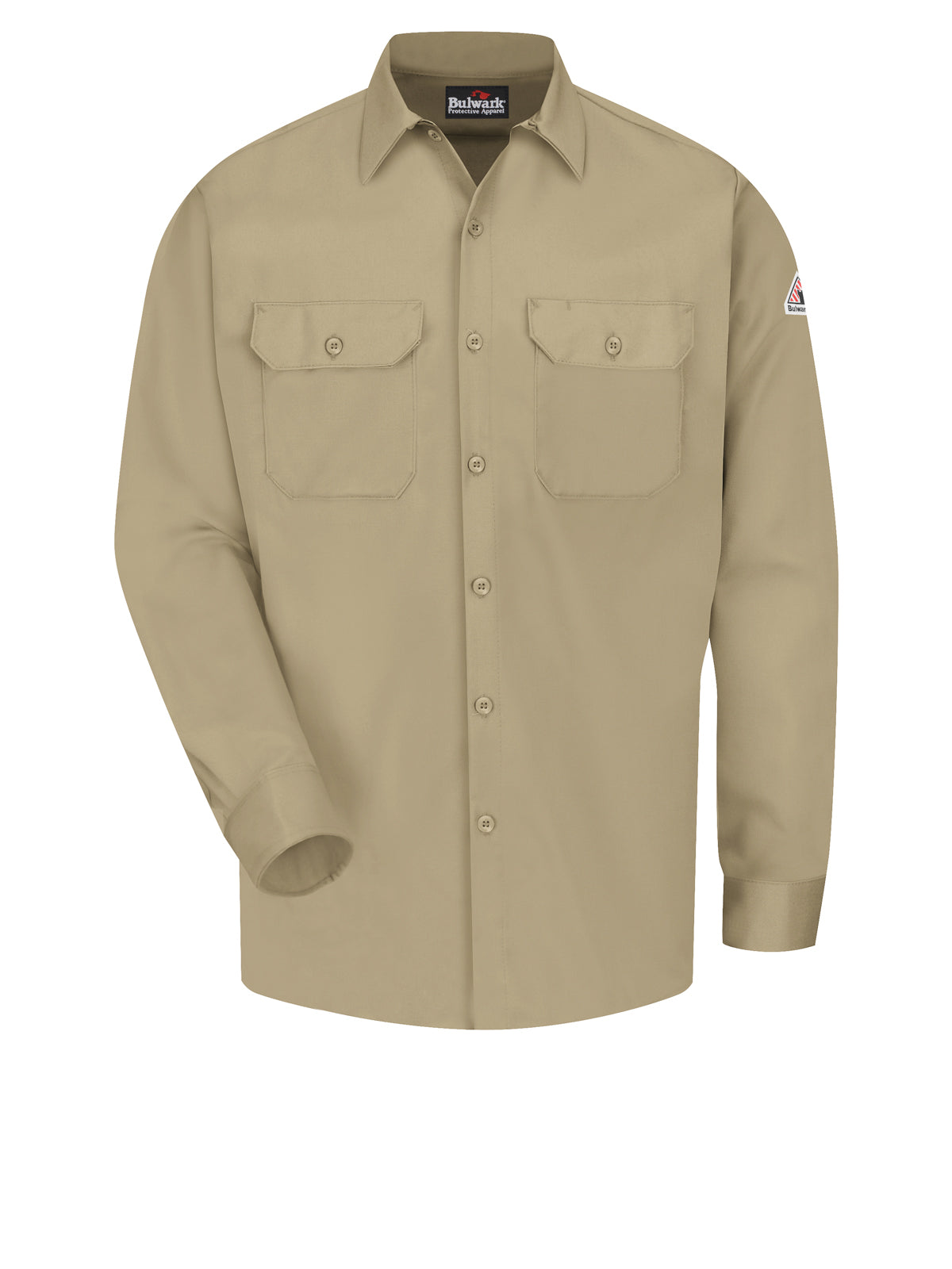 Men's Cmfrtch 7Oz. Work Shirt - SLW2 - Khaki