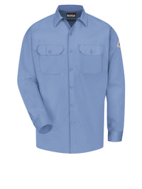 Men's Midweight Excel Flame-Resistant Comfortouch Work Shirt - SLW2 - Light Blue