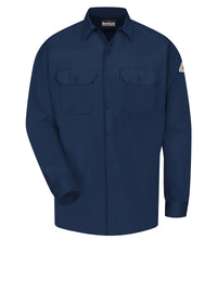Men's Midweight Excel Flame-Resistant Comfortouch Work Shirt - SLW2 - Navy