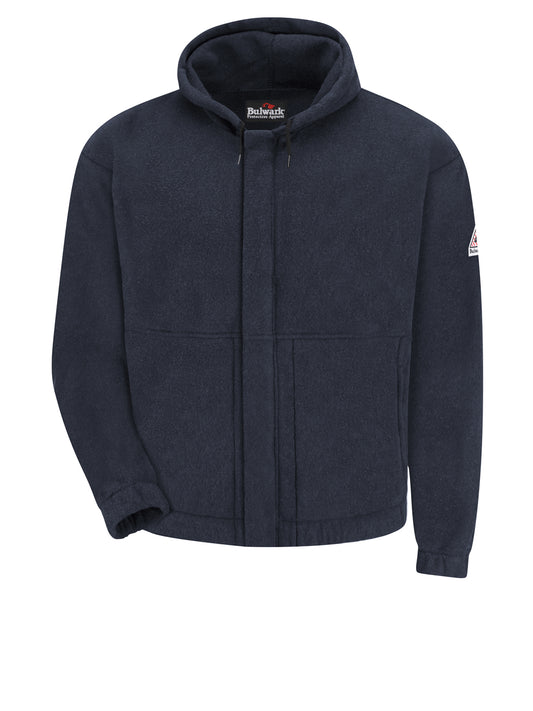 Men's Fleece Sweat Shirt-Navy - SMH6 - Navy