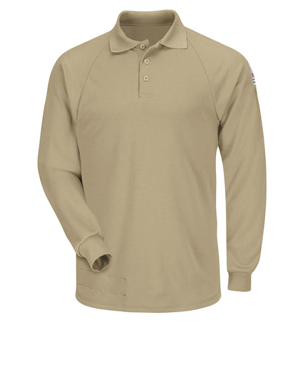 Men's 6.5Oz Long Sleeve Classic Ct2 Polo - SMP2 - Khaki