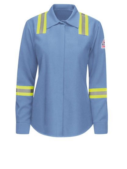 Women's Enhanced Visibility Shirt - SMS5 - Light Blue