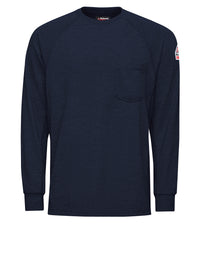 Men's Flame-Resistant Long-Sleeve Performance CoolTouch 2 T-Shirt - SMT2 - Navy