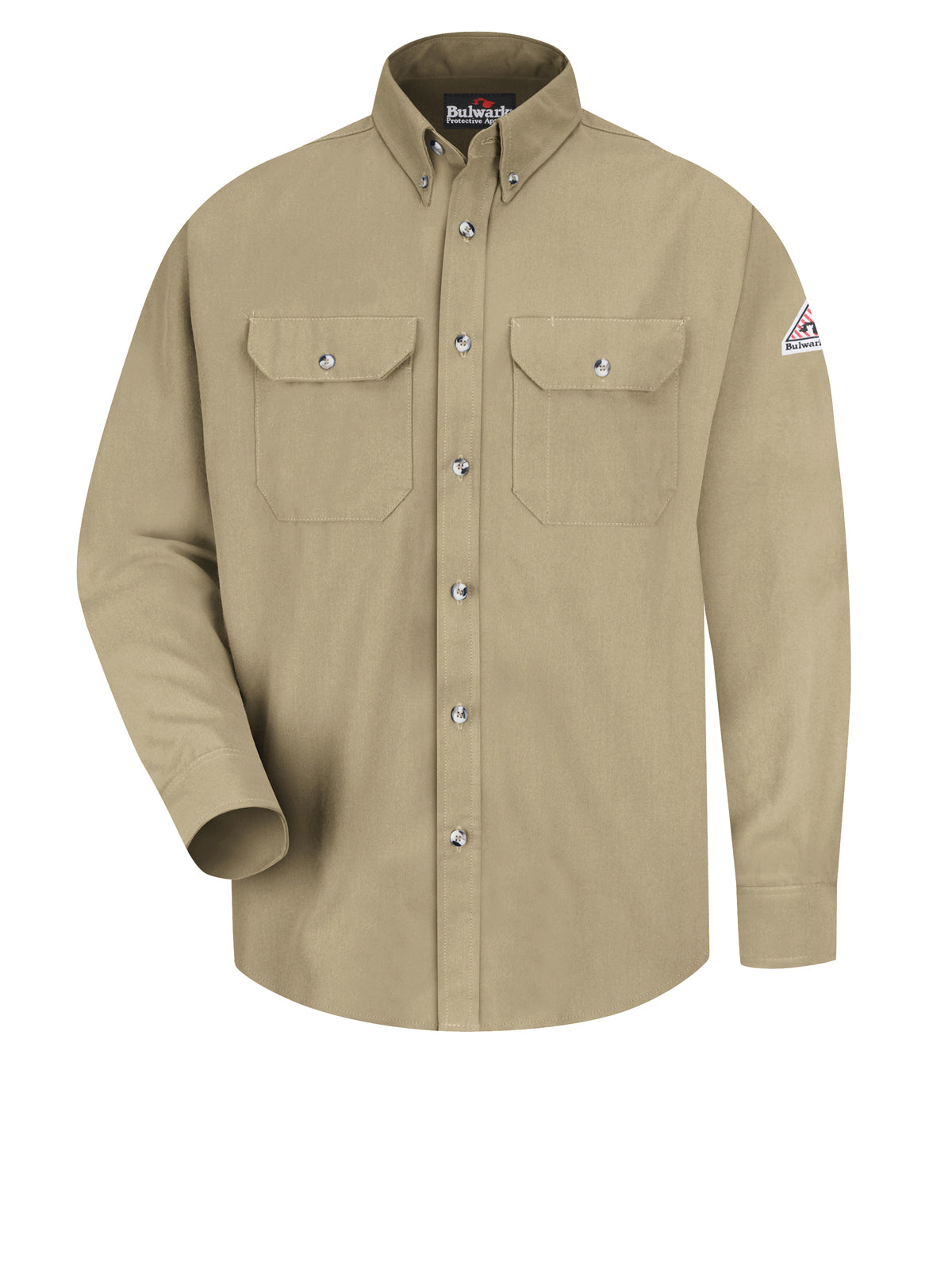 7 Oz Dress Uniform Shirt Grey - SMU2 - Khaki