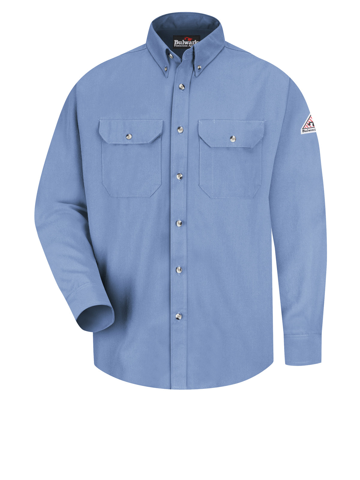 7 Oz Dress Uniform Shirt Grey - SMU2 - Light Blue