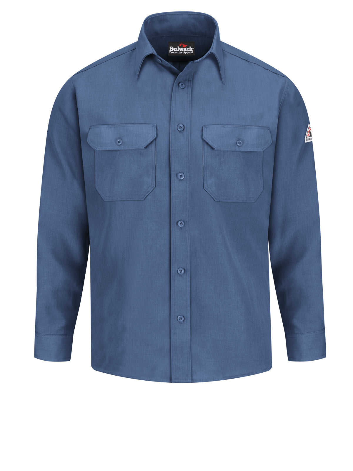 Men's Lightweight Nomex Flame-Resistant Uniform Shirt - SND2 - Gulf Blue