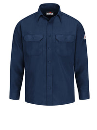 Men's Lightweight Nomex Flame-Resistant Uniform Shirt - SND2 - Navy