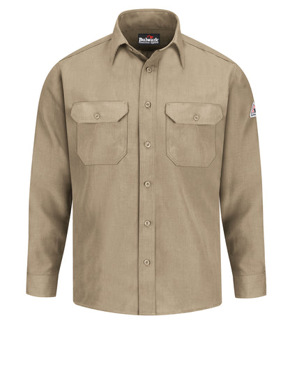 Deluxe Shirt Nomex 4.5Oz Gulf Blue - SND2 - Tan