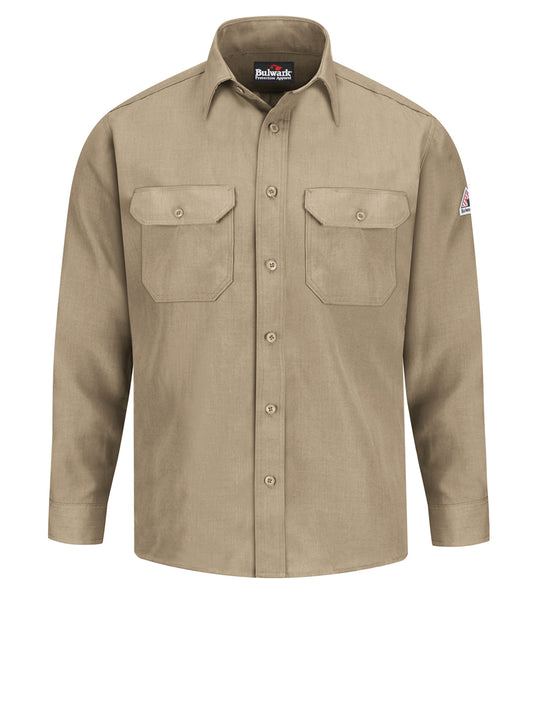 Deluxe Shirt Nomex 4.5Oz Gulf Blue - SND2 - Tan