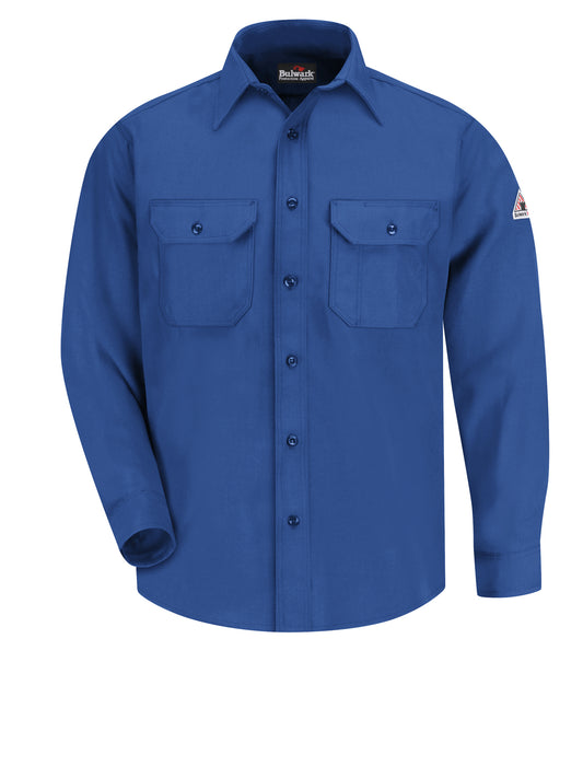 Men's Flame-Resistant Nomex IIIA Uniform Shirt - SND6 - Royal Blue