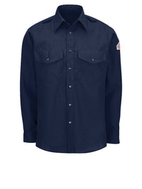 Men's Lightweight Nomex Flame-Resistant Snap-Front Shirt - SNS2 - Navy