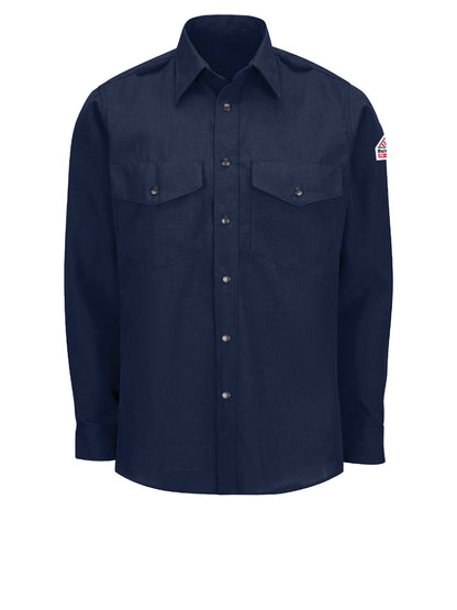 Men's Lightweight Nomex Flame-Resistant Snap-Front Shirt - SNS2 - Navy