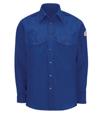 Men's Lightweight Nomex Flame-Resistant Snap-Front Shirt - SNS2 - Royal Blue