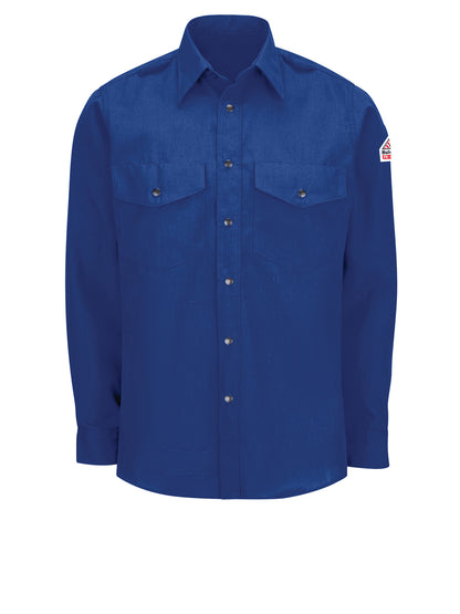 Men's Lightweight Nomex Flame-Resistant Snap-Front Shirt - SNS2 - Royal Blue