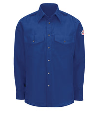 Men's Midweight Nomex Flame-Resistant Snap-Front Shirt - SNS6 - Royal Blue