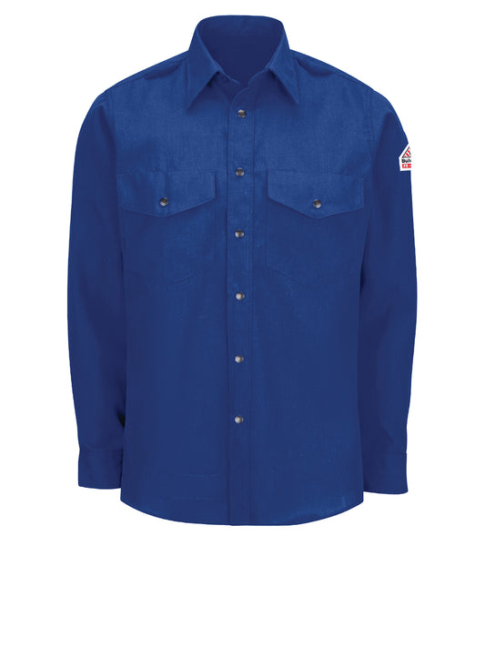 Men's Midweight Nomex Flame-Resistant Snap-Front Shirt - SNS6 - Royal Blue