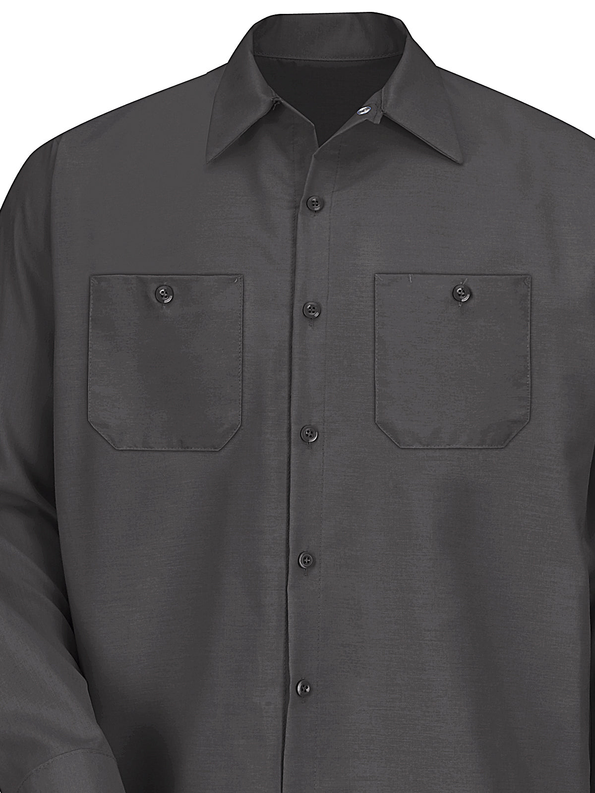 Men's Long Sleeve Industrial Work Shirt - SP14 - Charcoal