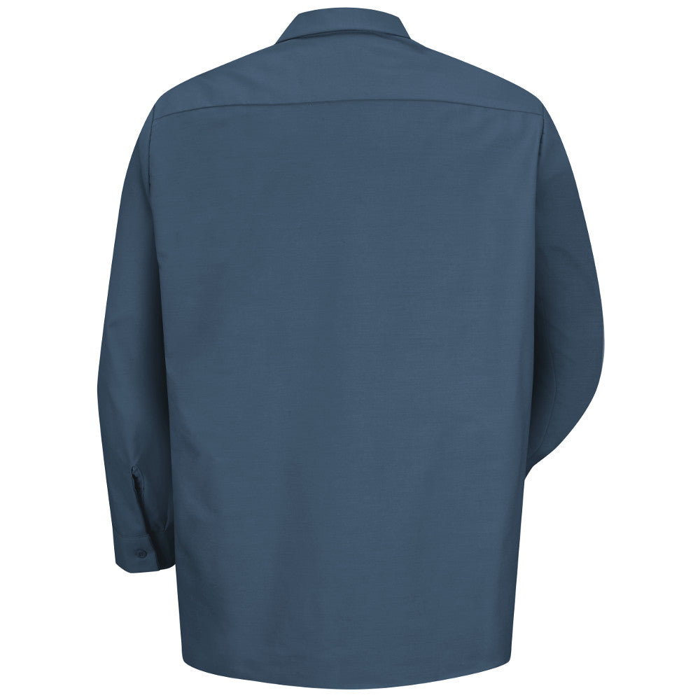 Men's Long Sleeve Industrial Work Shirt - SP14 - Dark Blue