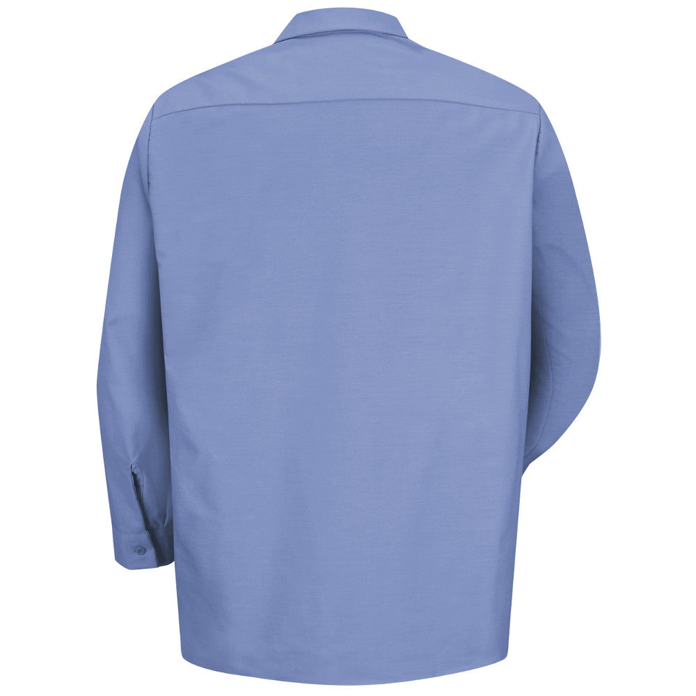 Men's Long Sleeve Industrial Work Shirt - SP14 - Light Blue