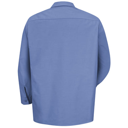 Men's Long Sleeve Industrial Work Shirt - SP14 - Petrol Blue