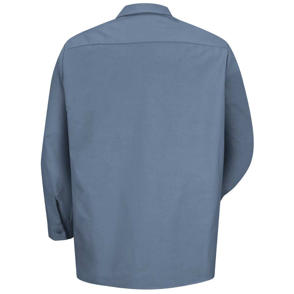 Men's Long Sleeve Industrial Work Shirt - SP14 - Postman Blue