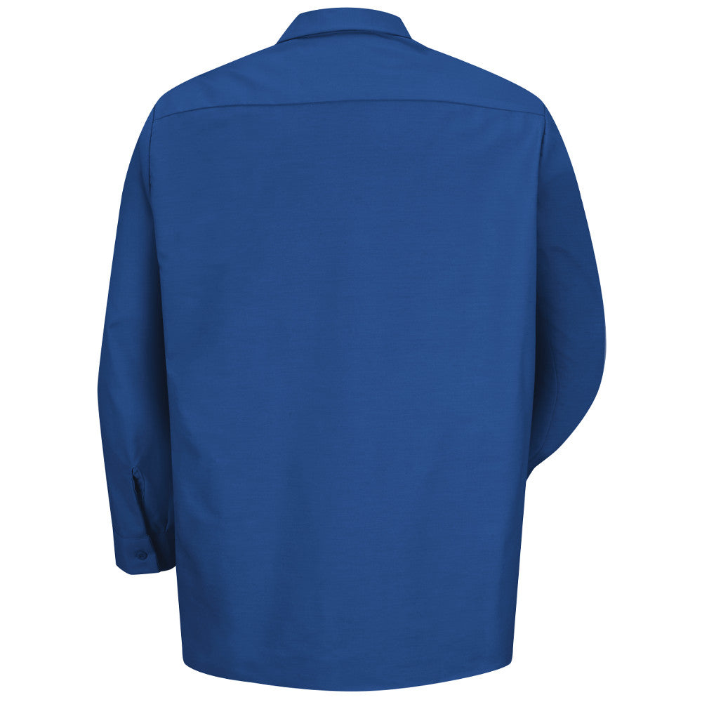 Men's Long Sleeve Industrial Work Shirt - SP14 - Royal Blue