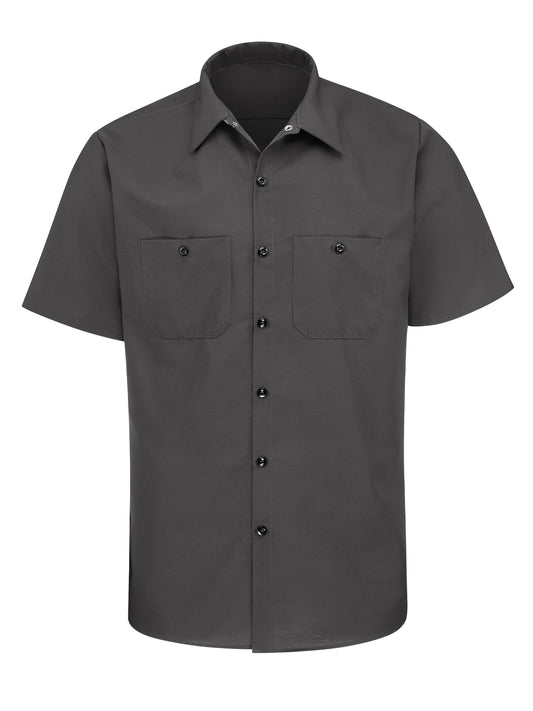 Men's Short Sleeve Industrial Work Shirt - SP24 - Charcoal