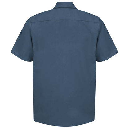 Men's Short Sleeve Industrial Work Shirt - SP24 - Dark Blue