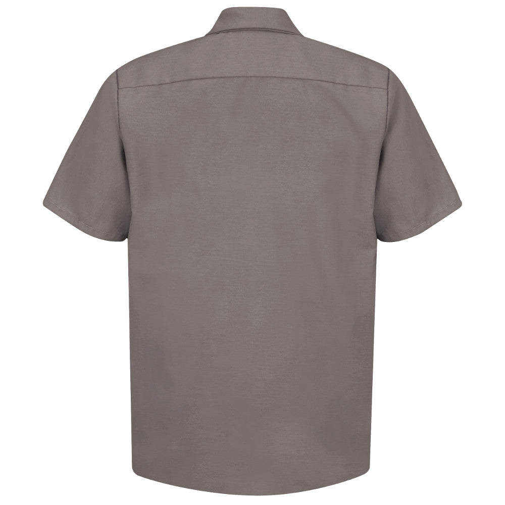 Men's Short Sleeve Industrial Work Shirt - SP24 - Grey