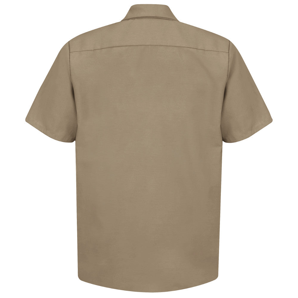 Men's Short Sleeve Industrial Work Shirt - SP24 - Khaki