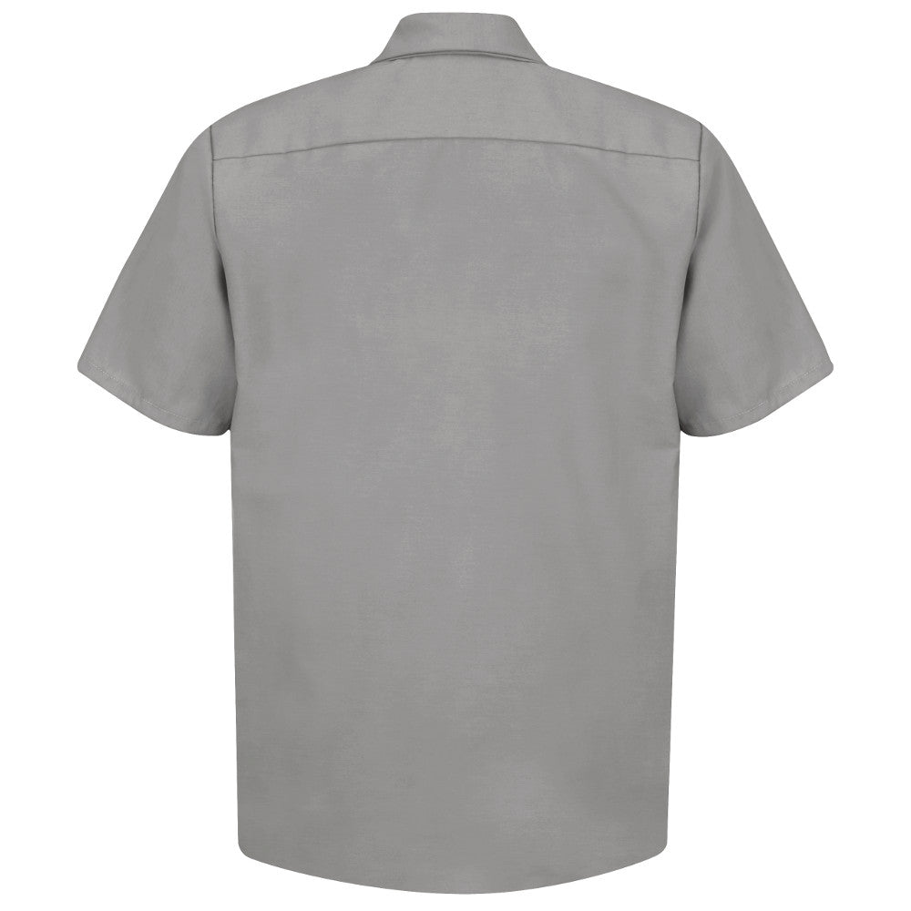 Men's Short Sleeve Industrial Work Shirt - SP24 - Light Grey