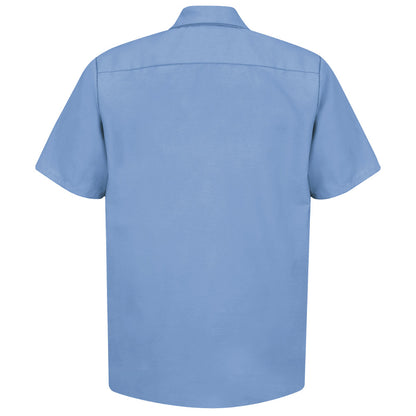 Men's Short Sleeve Industrial Work Shirt - SP24 - Light Blue